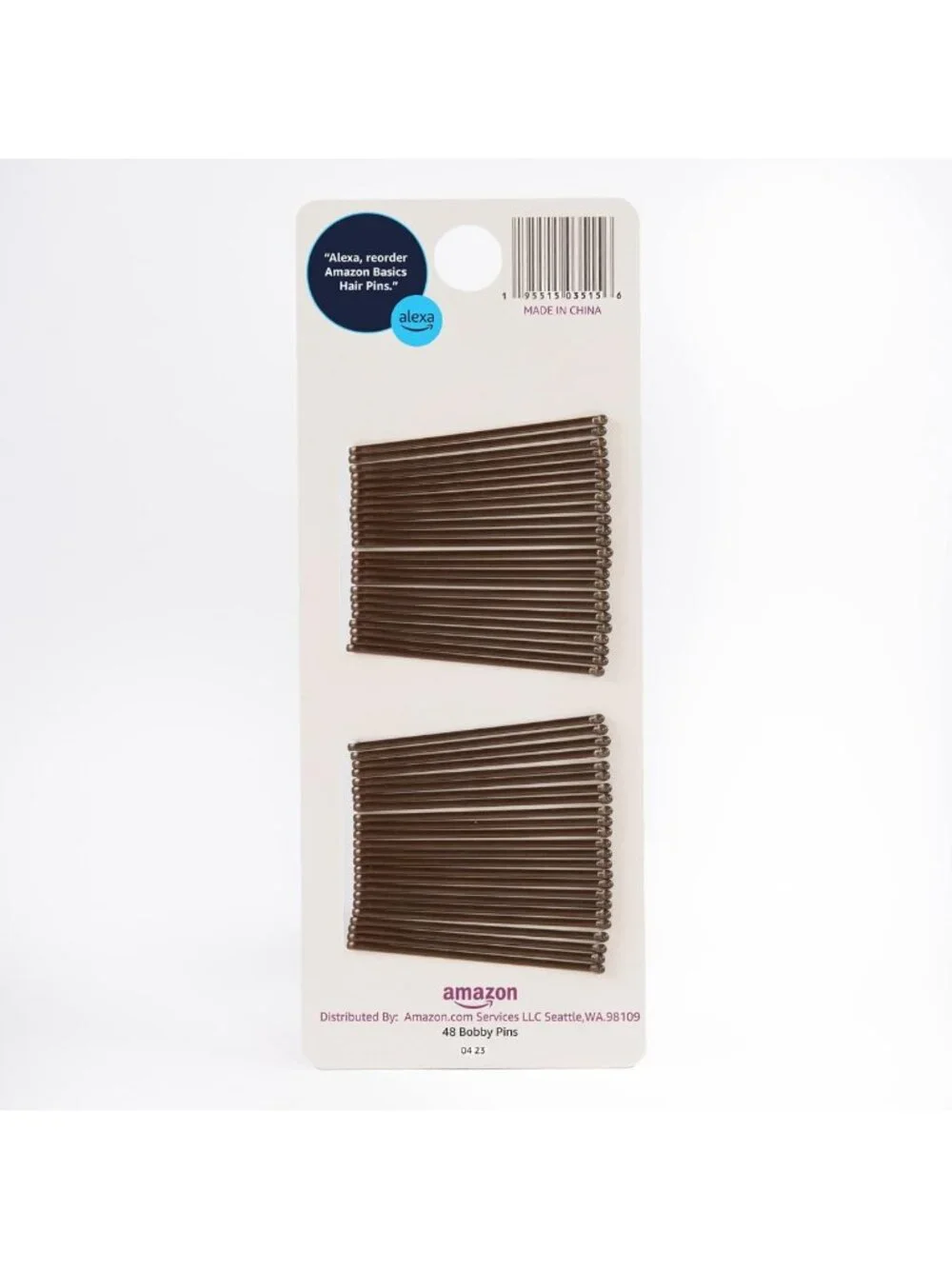 No Slip Bobby Pins for All Hair Types - Secure Hold Hair Pins for Updos, 48